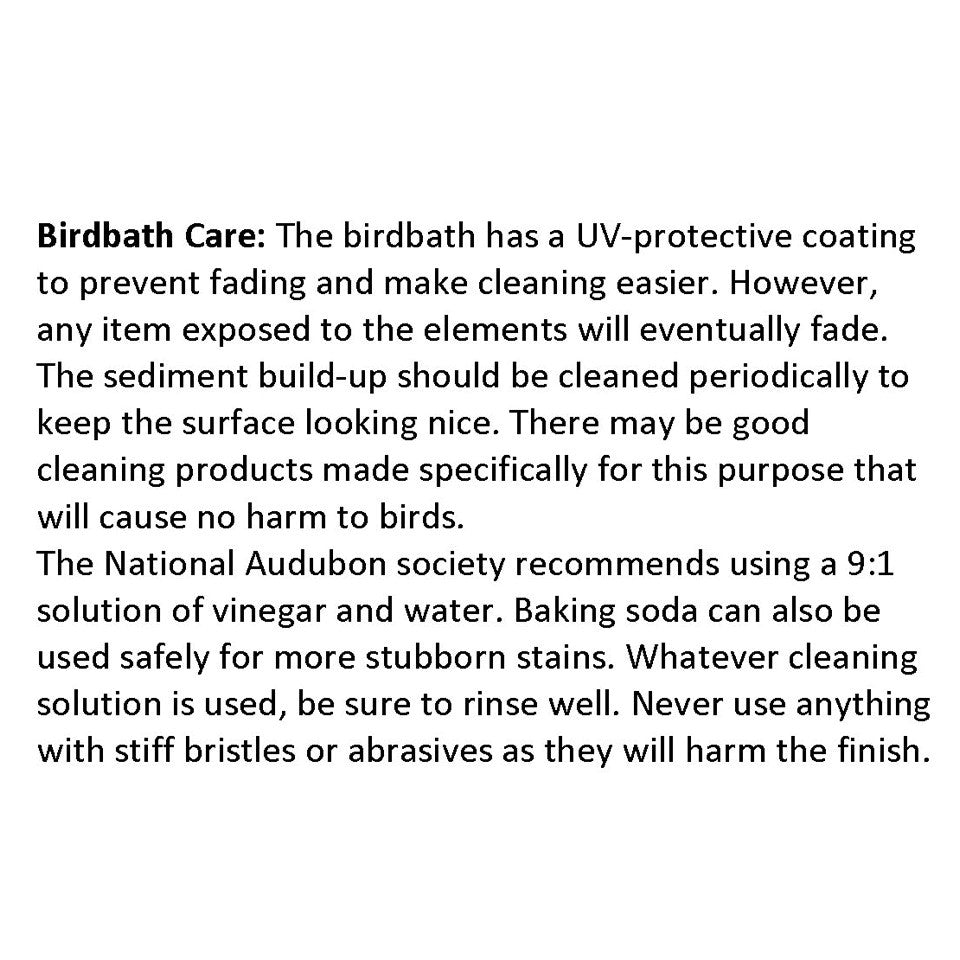 Hunter Green Fiber Clay Birdbath Bowl - 19" dia