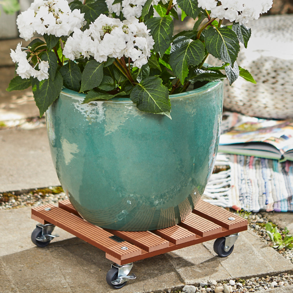 Wagner Waterproof Plant Caddy - 11.4" Terra Cotta Square