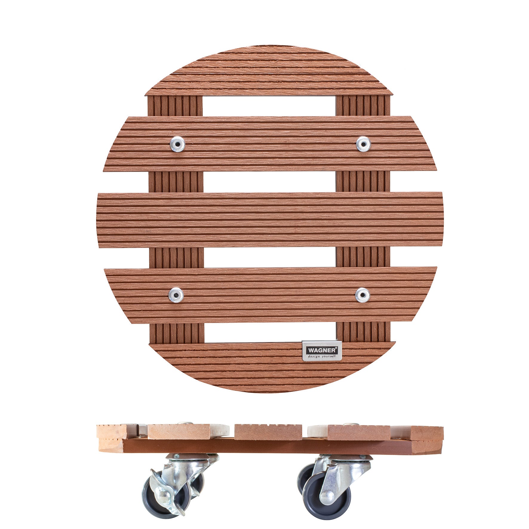 Wagner Waterproof Plant Caddy - 11.4" Terra Cotta Round