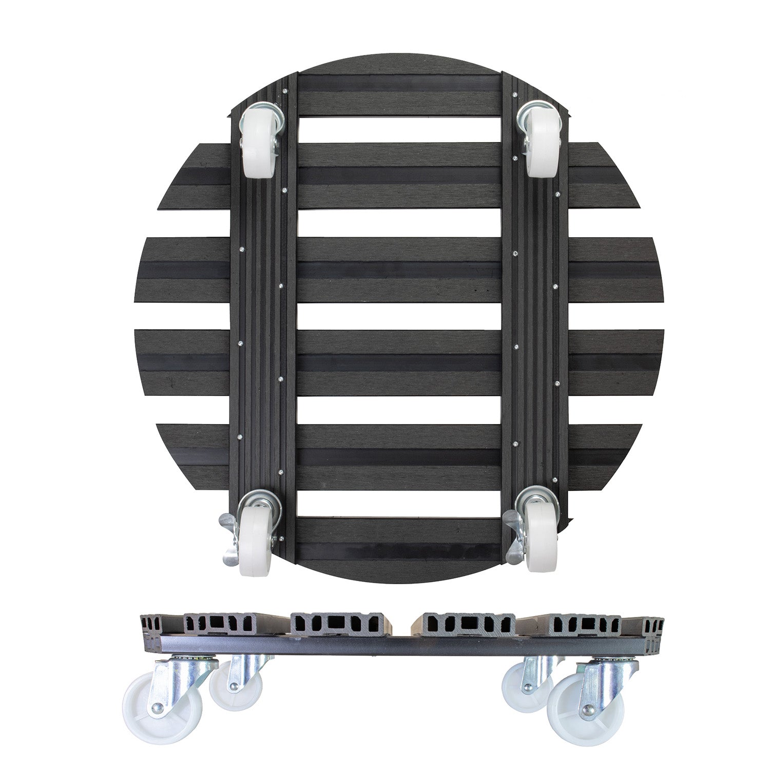 Wagner Waterproof Plant Caddy - 20" Gray Round