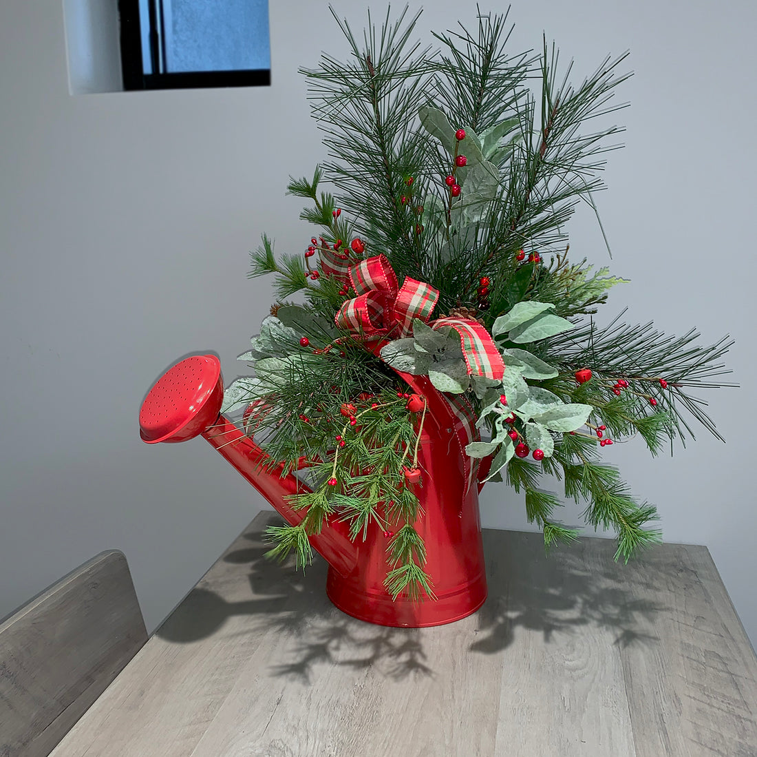 Metal Watering Can - 1.2 gal Red