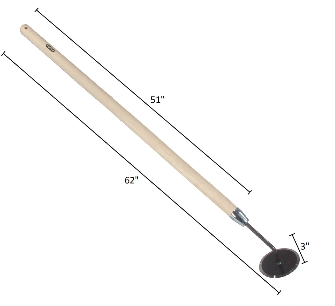 DeWit Weeder - Disc with 51" Handle