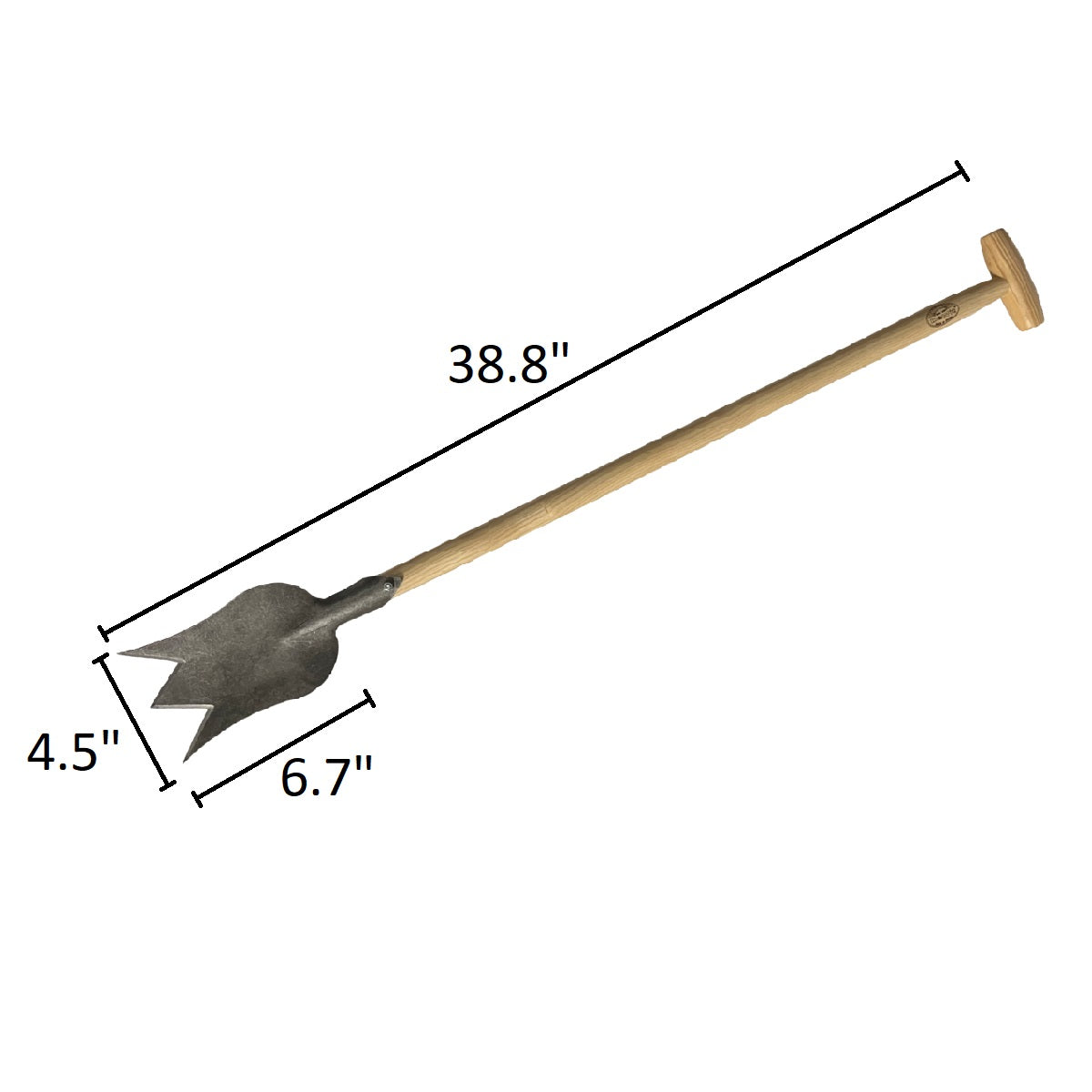 DeWit Spade - Tulip Long with T-Handle