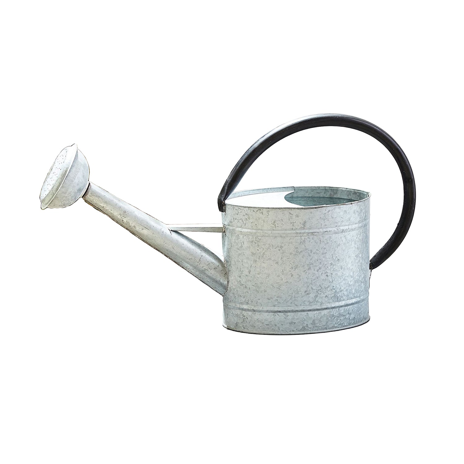 Aged Zinc Watering Can - 1.3 gal Oval
