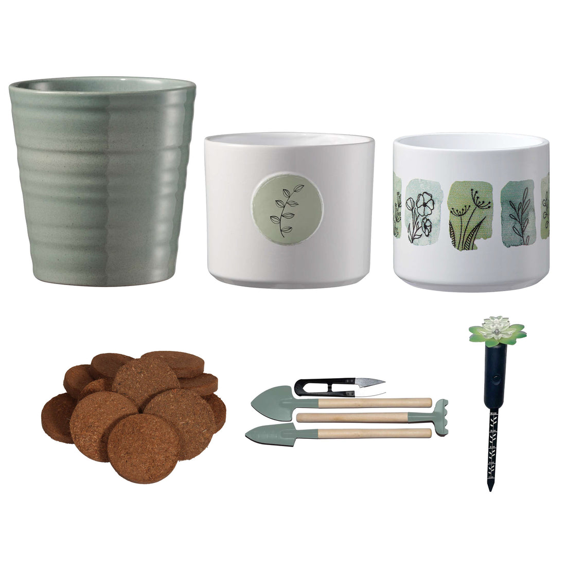 Jade Botanic Ceramic Indoor Pottery Kit