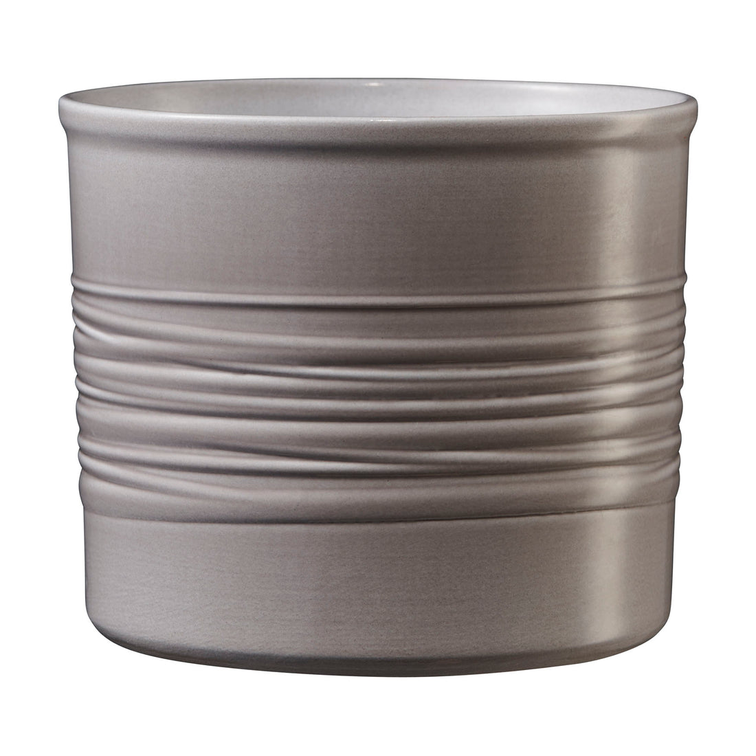 Laos Ceramic Pot - 5.5" Warm-Gray