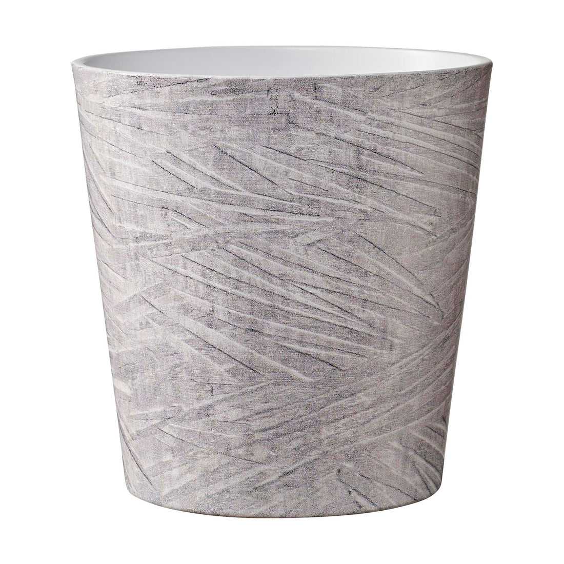 Dallas Structure Ceramic Pot - 5.1" Gray