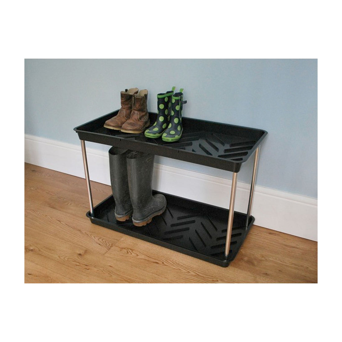 Boot Tray - Two Tier Black
