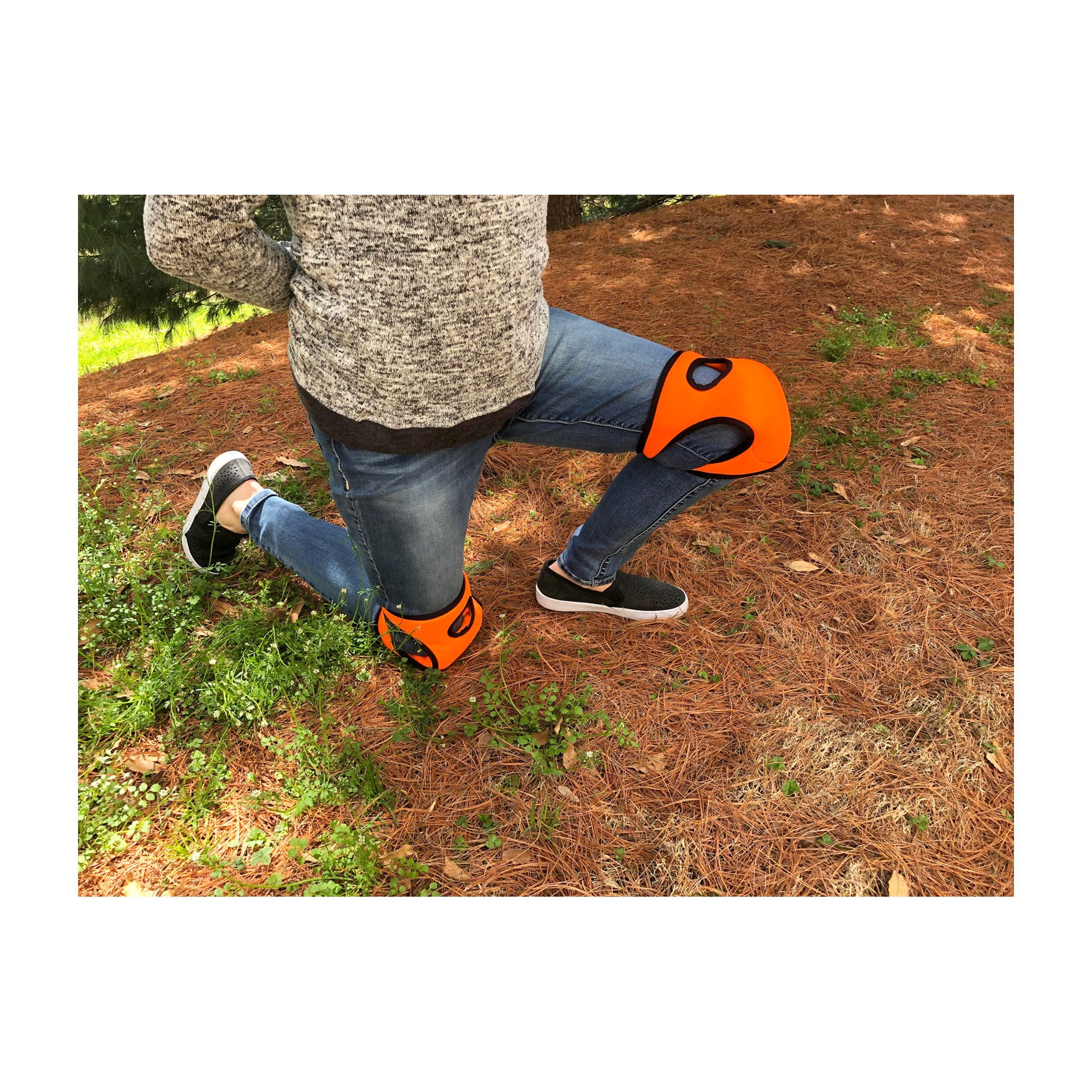 Knee Pads - Orange Memory Foam