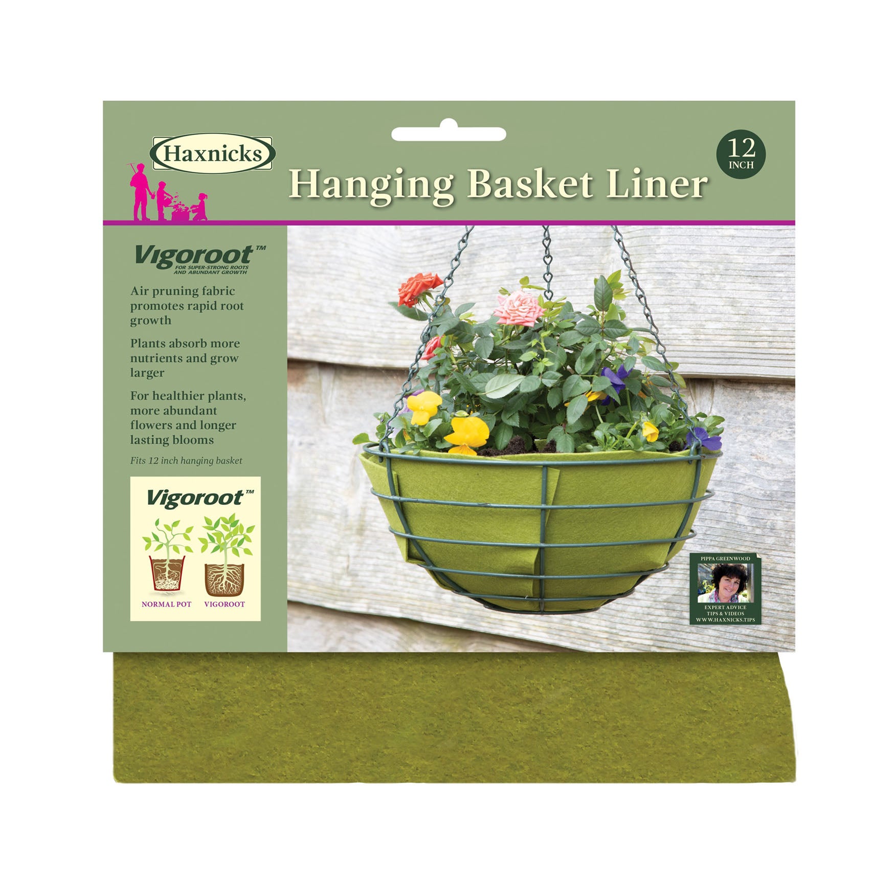Hanging Basket Liner - 12" Vigoroot