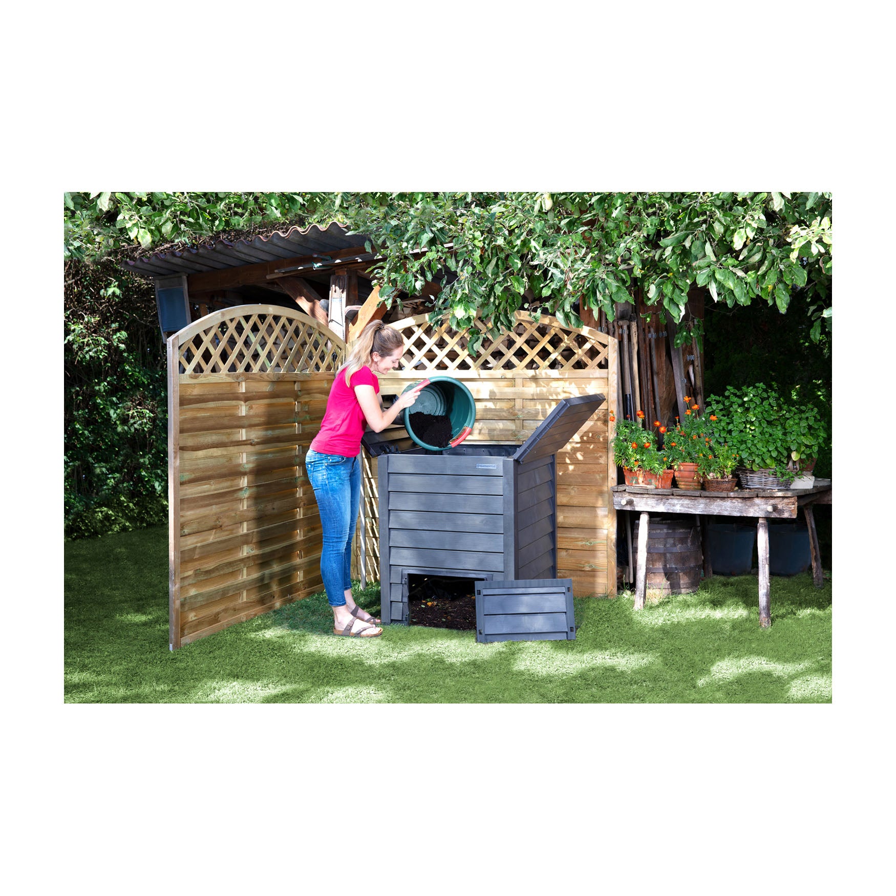 Thermo Wood Composter - 158 gal