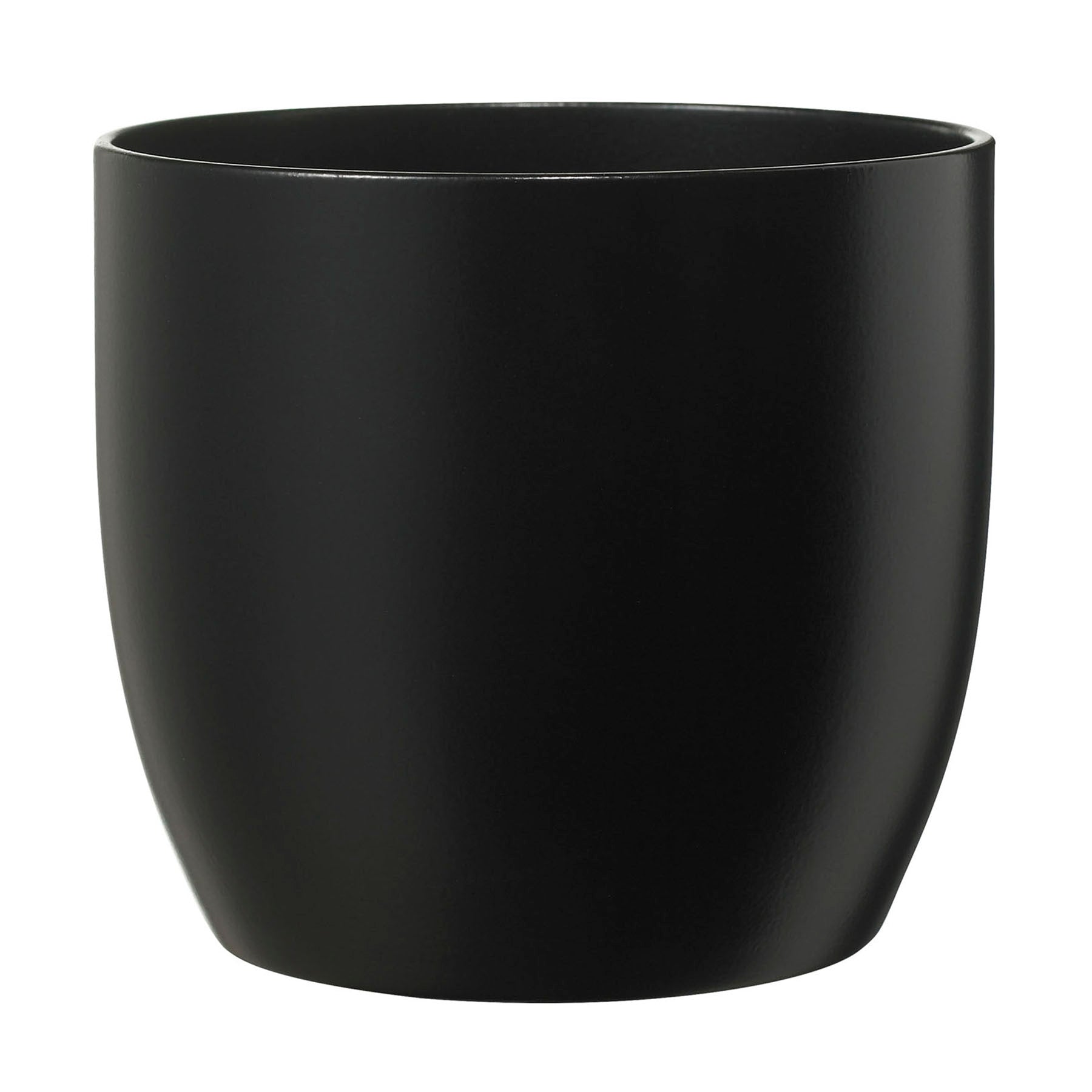 Basel Fashion Ceramic Pot - 5.1" Black