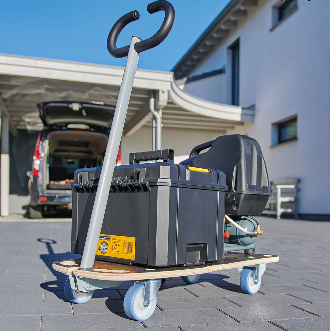 Maxi Grip Transport Helper w/36" Handle - 24" Black