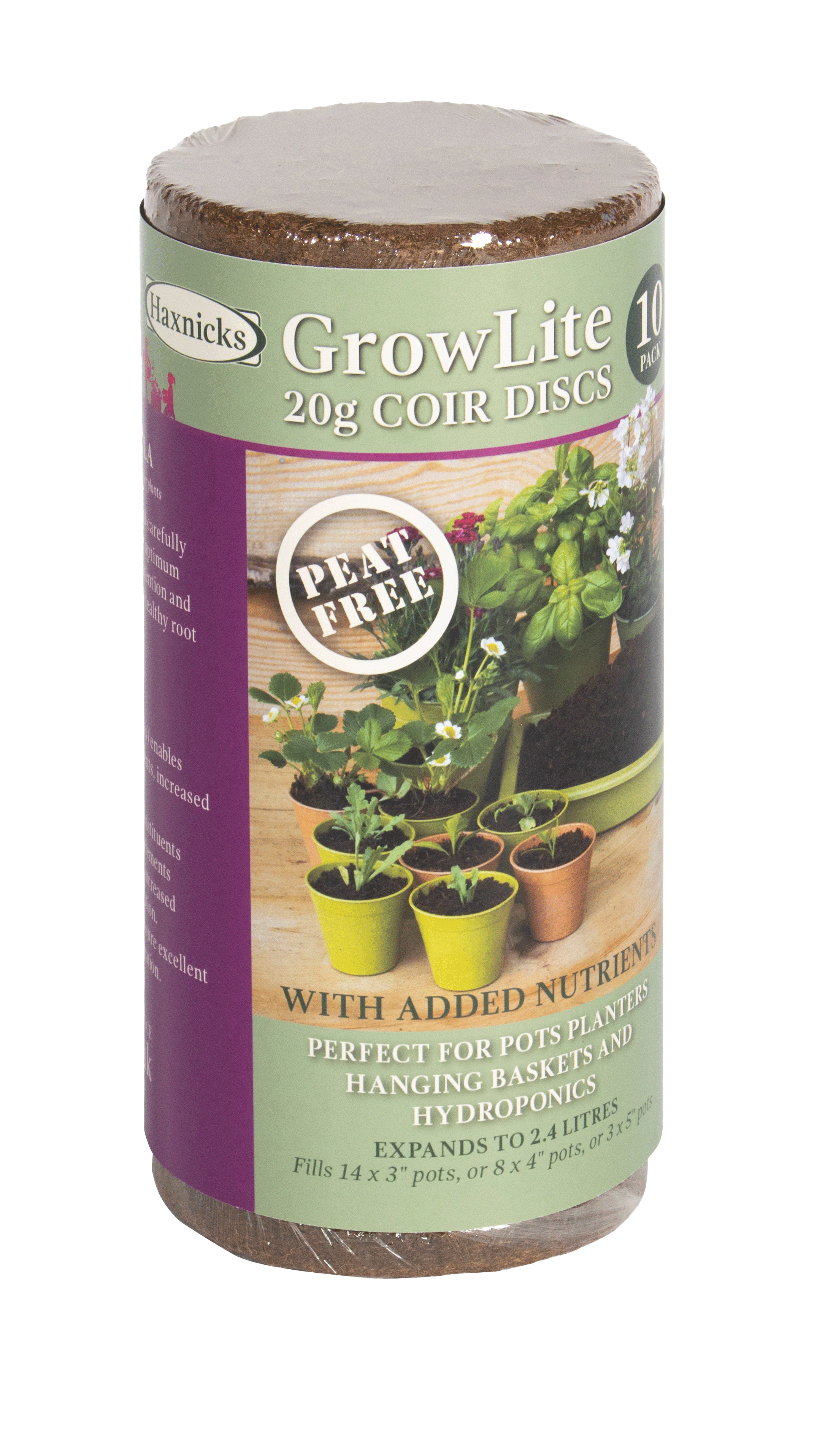 Coir 20g Disc (10 pack) - Growlite Premium
