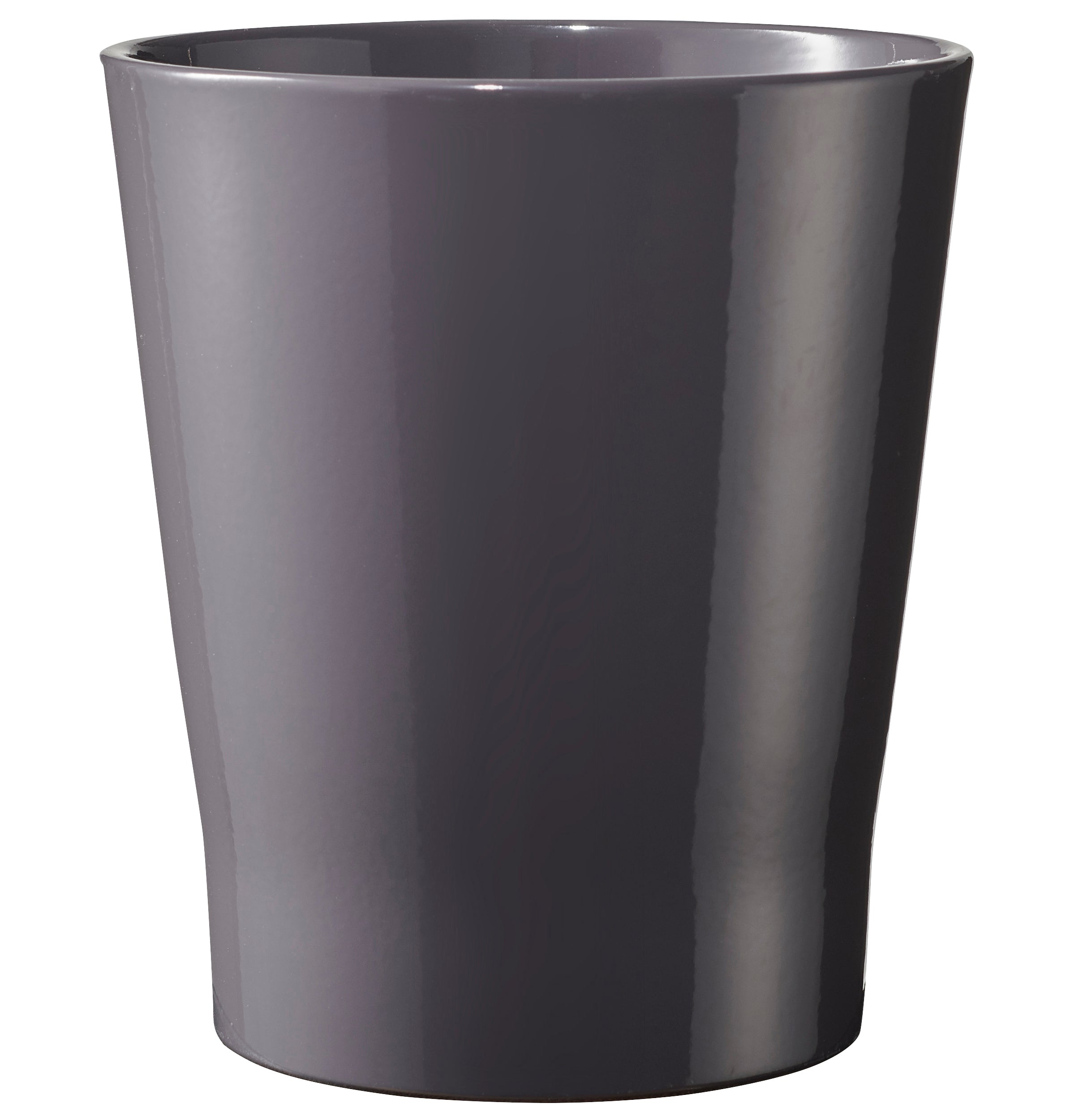 Merina Chic Ceramic Pot - 5.9" Shiny Mystic Gray