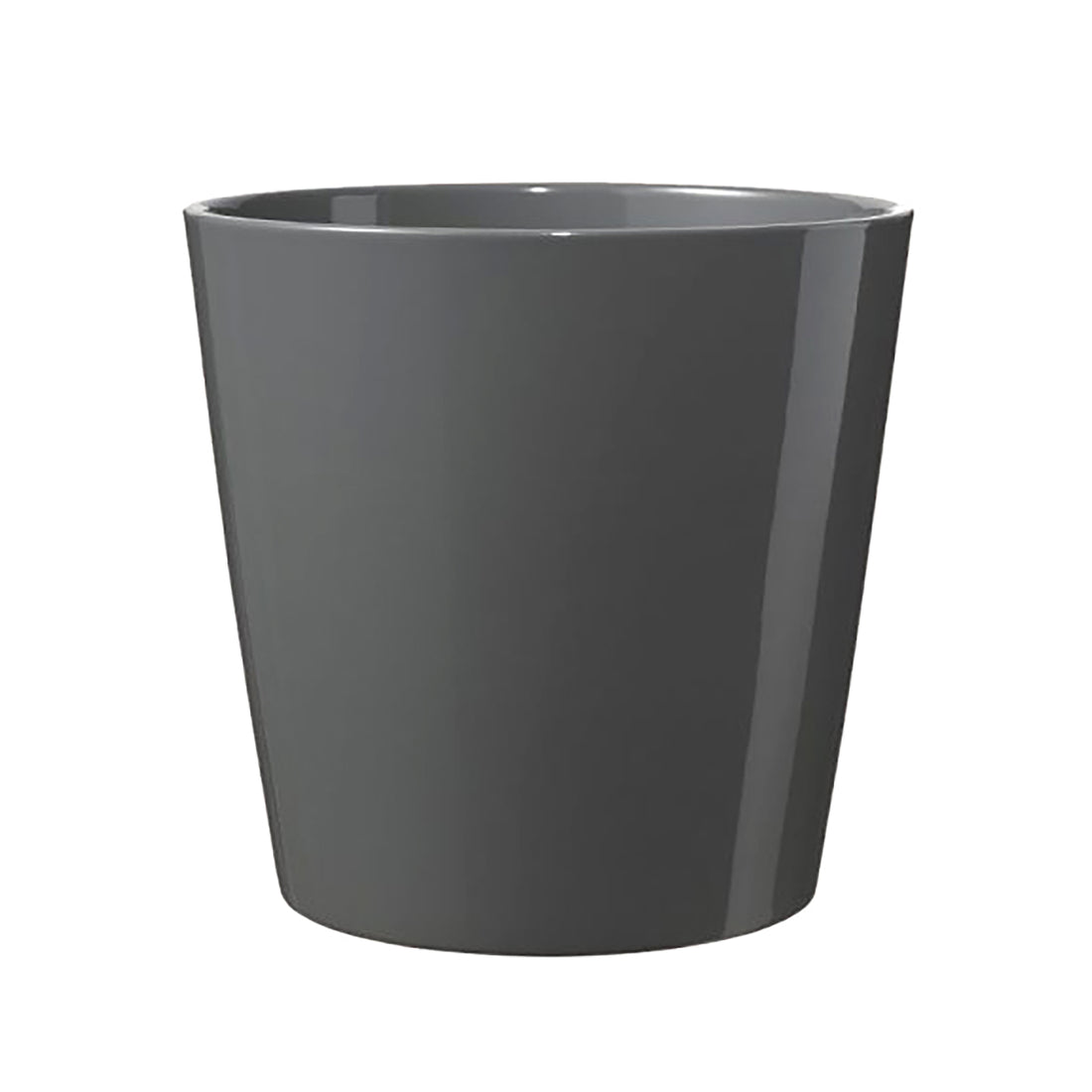 Dallas Style Ceramic Pot - 5.5" Anthracite