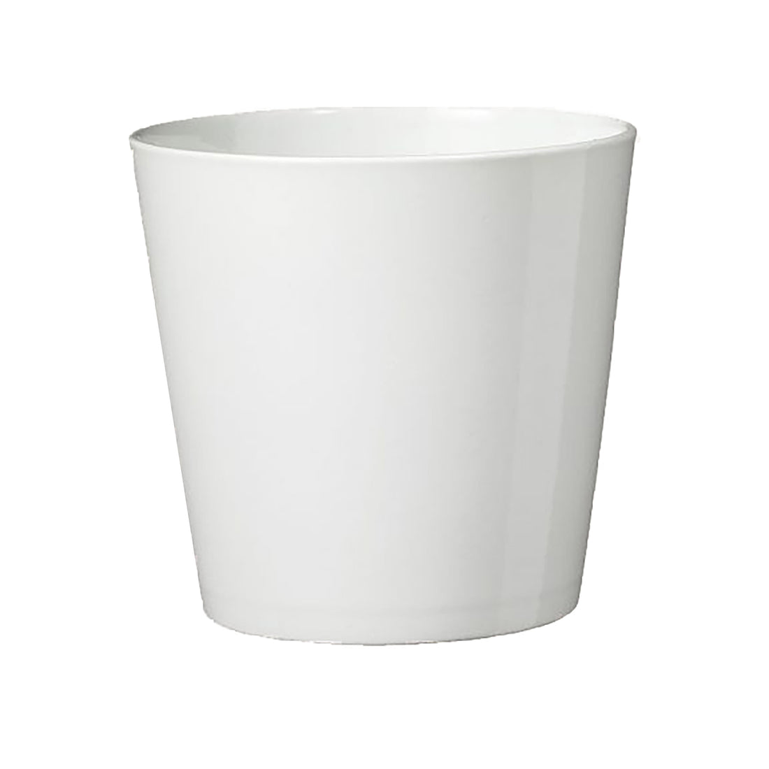 Dallas Style Ceramic Pot - 5.5" White