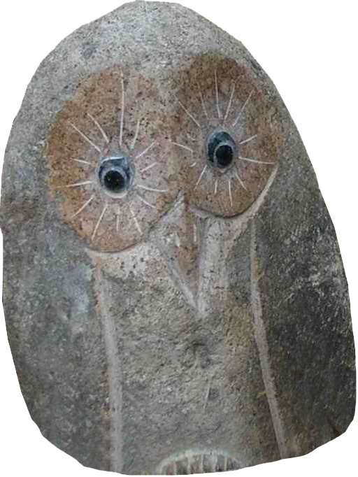 Boulder Owl - 4"