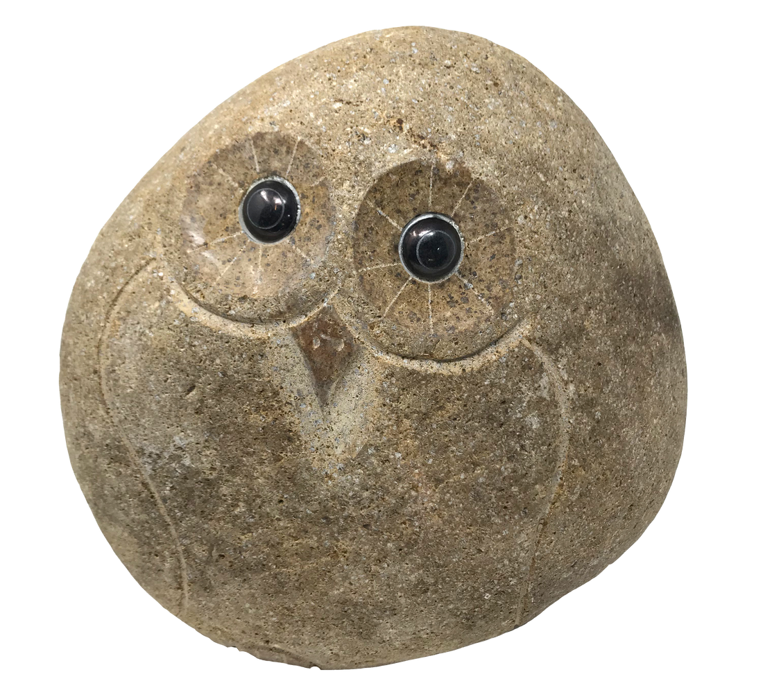 Boulder Owl - 12"