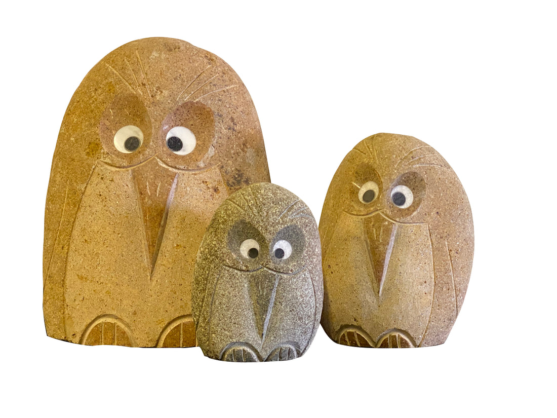 Family of Boulder Angry Birds 3 Pcs 6"8"12"