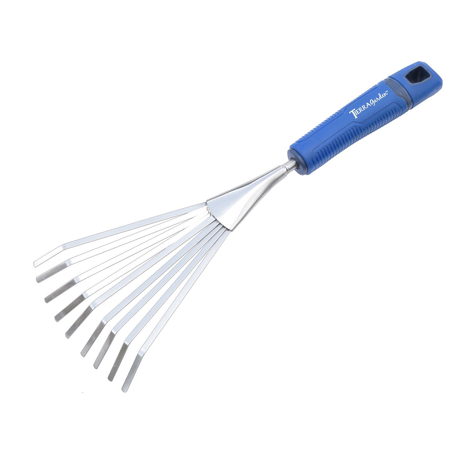 Tierra Stainless Steel Hand Rake with TPR Handle