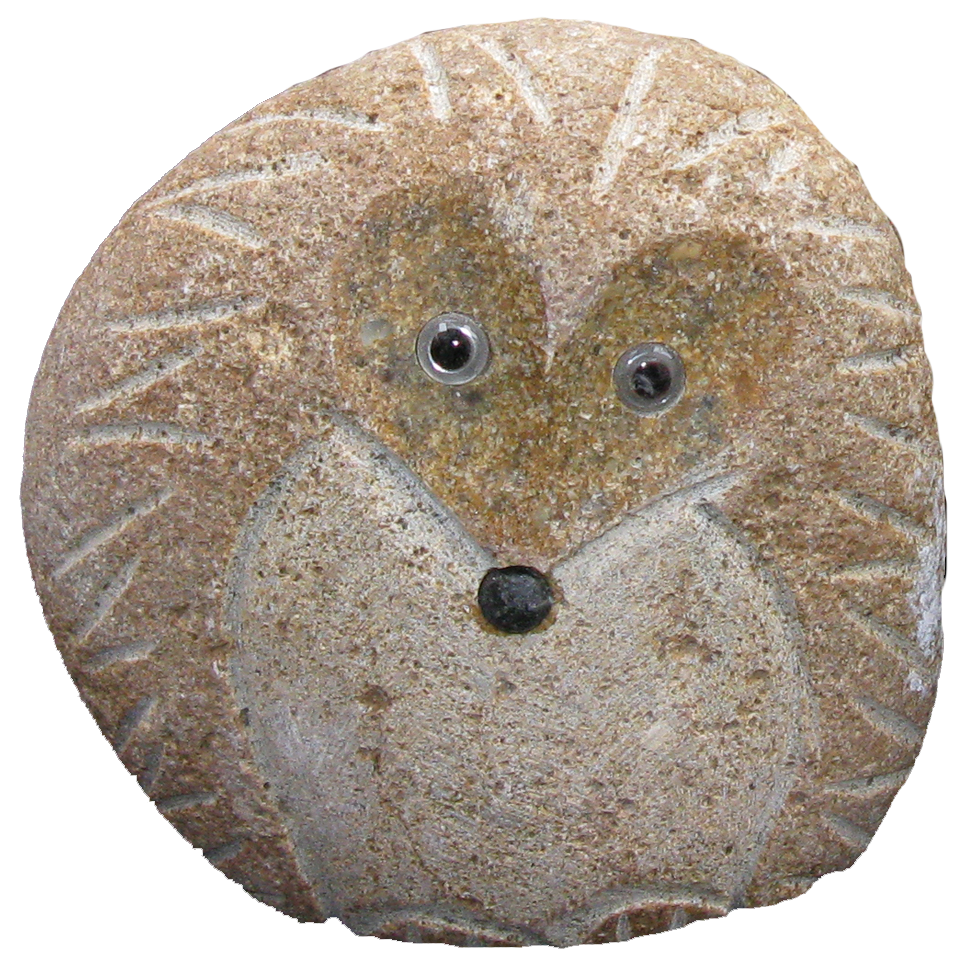 Boulder Standing Hedgehog - 12"