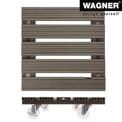 Wagner Waterproof Plant Caddy - 15.4" Taupe Square