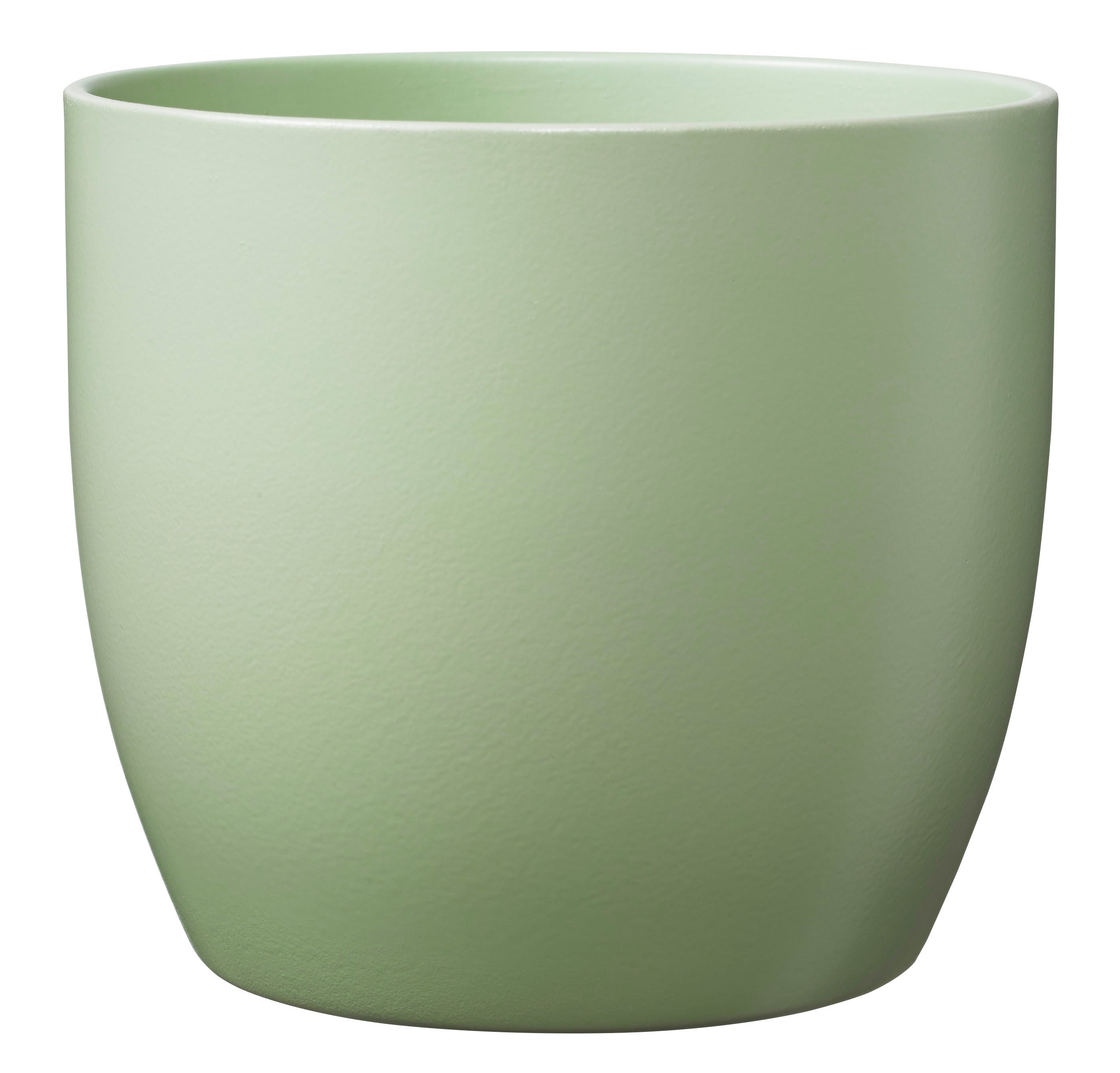 Basel Fashion Ceramic Pot - 5.1" Matte Linden Green
