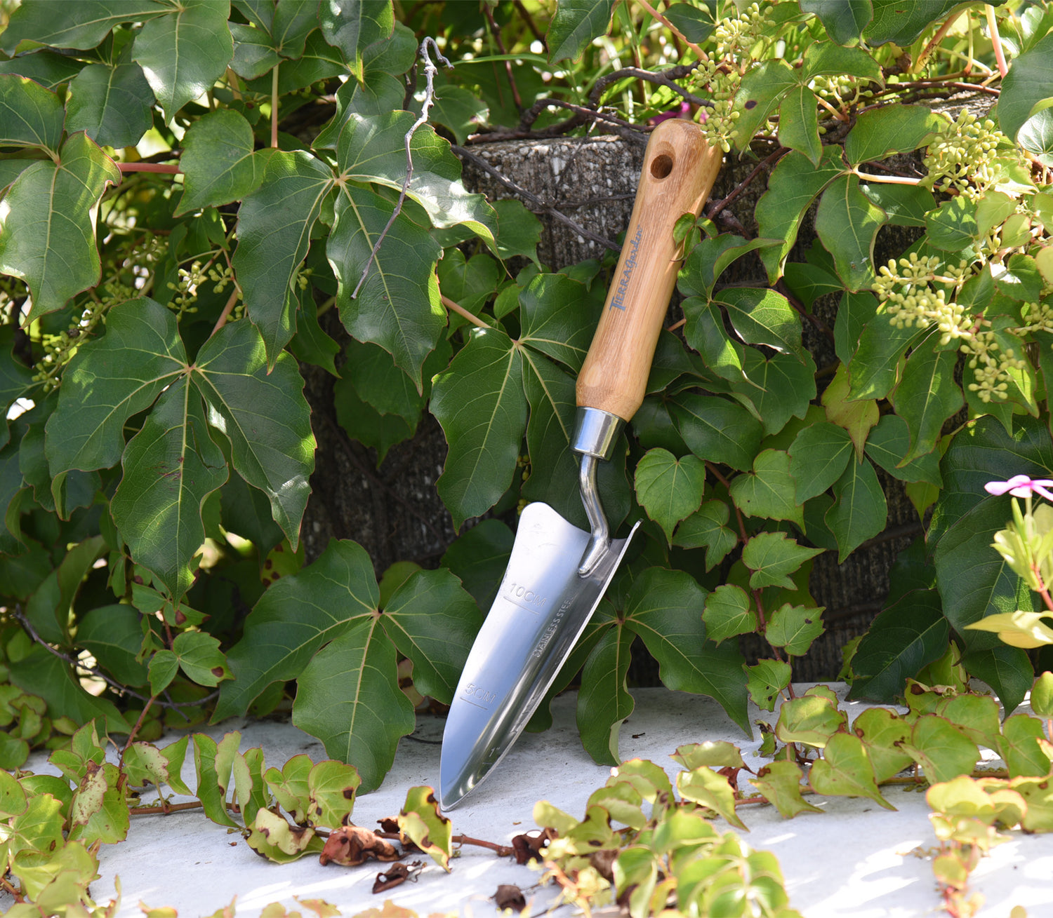 Tidy Tray - Green with Stainless Steel Transplanter and Scoop