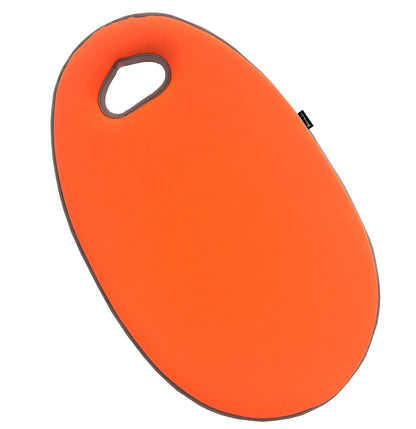 Metal Watering Can &amp; Memory Foam Kneel Cushion Combo - 1.2 gal Orange