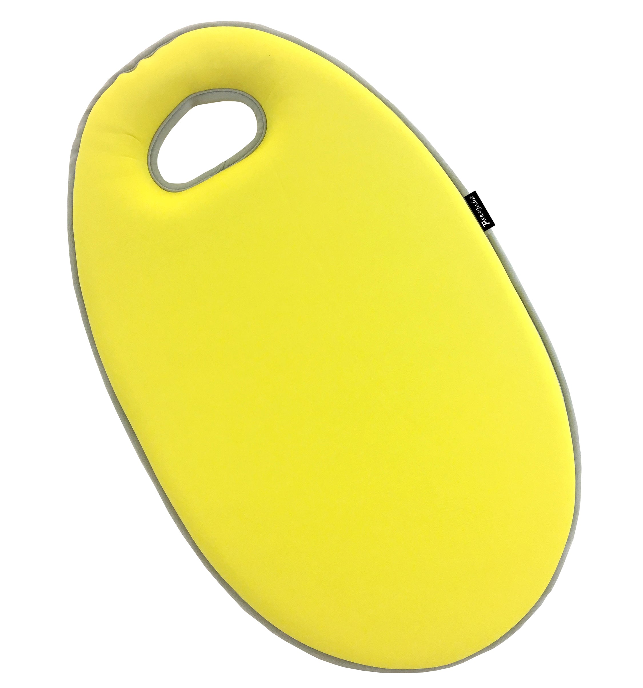 Metal Watering Can &amp; Memory Foam Kneel Cushion Combo - 1.2 gal Yellow