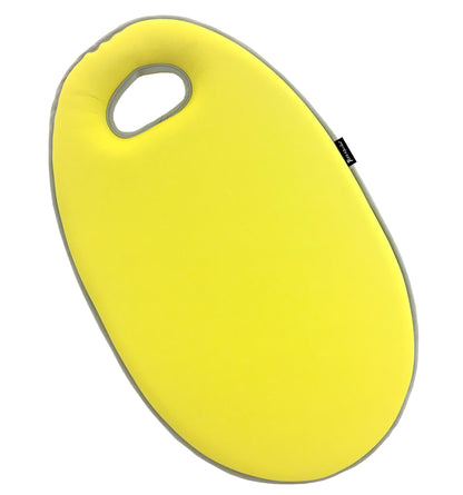 Metal Watering Can &amp; Memory Foam Kneel Cushion Combo - 1.2 gal Yellow