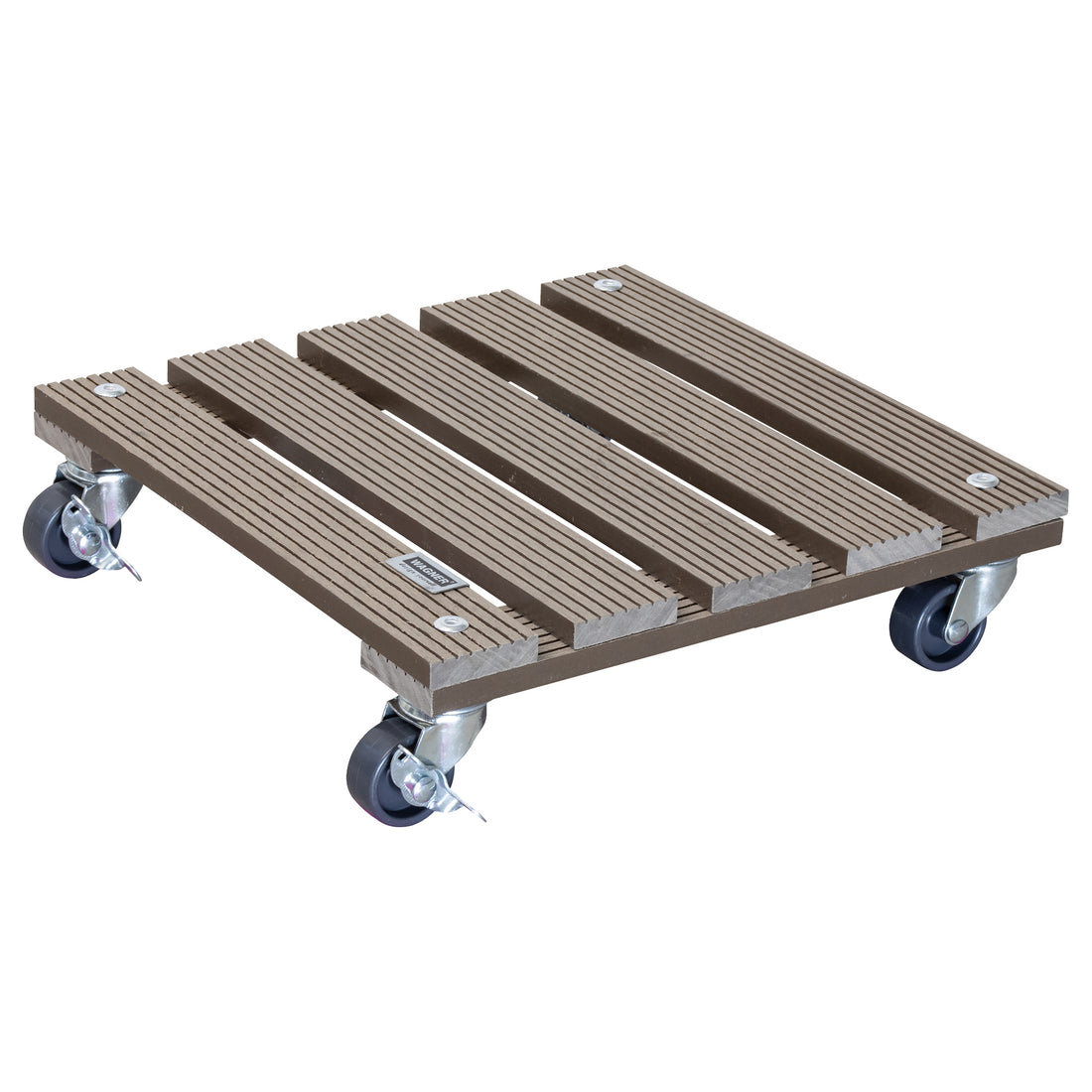 Wagner Waterproof Plant Caddy - 11.4&quot; Taupe Square