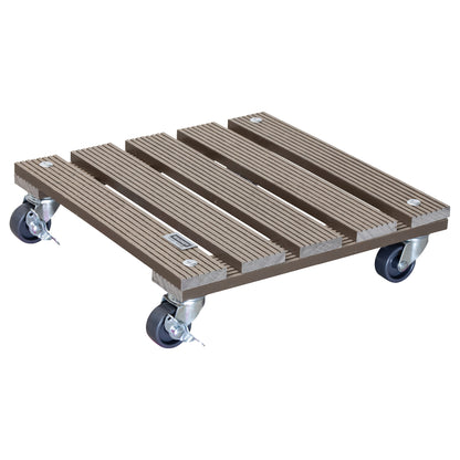Wagner Waterproof Plant Caddy - 11.4&quot; Taupe Square
