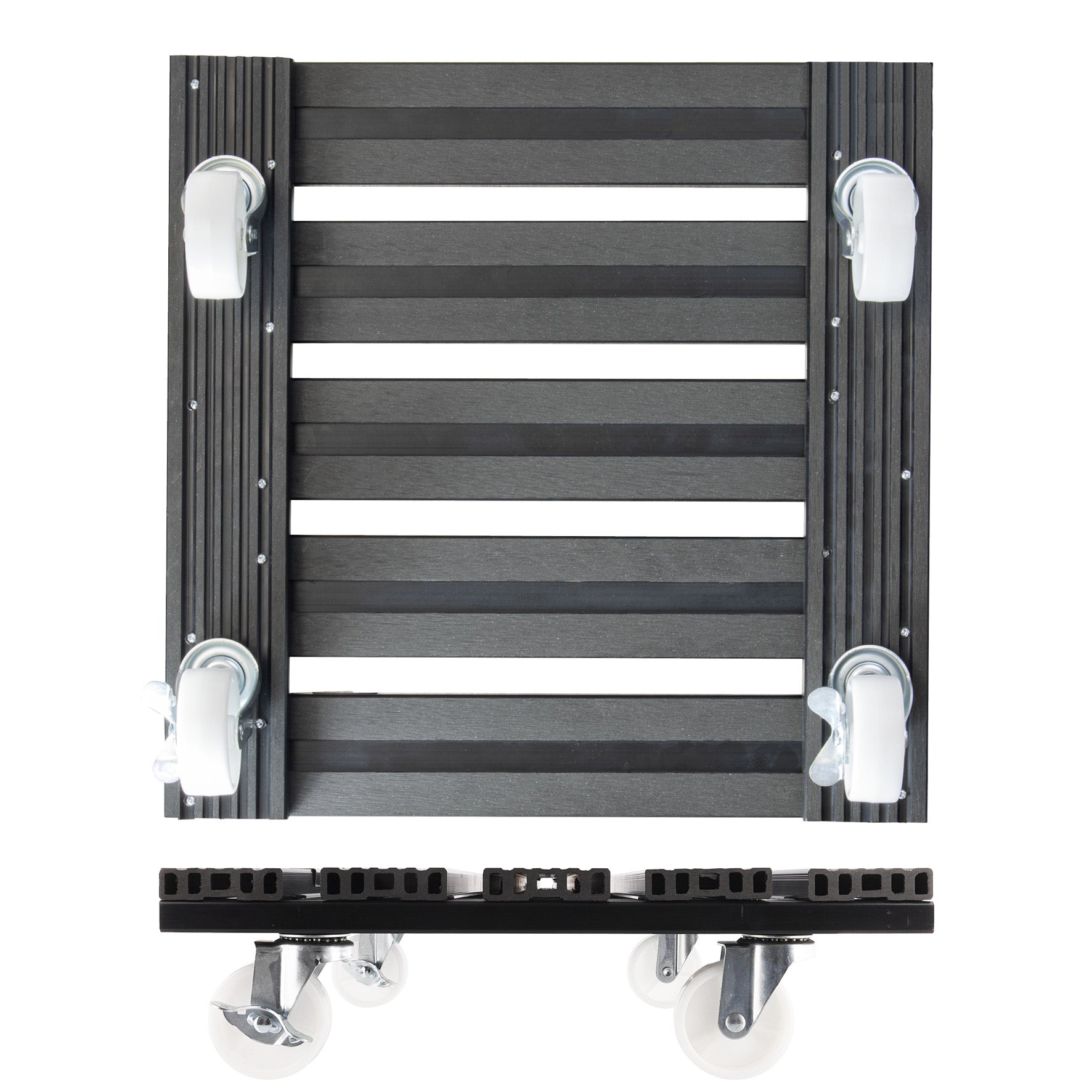 Wagner Waterproof Plant Caddy - 15.4" Gray Square