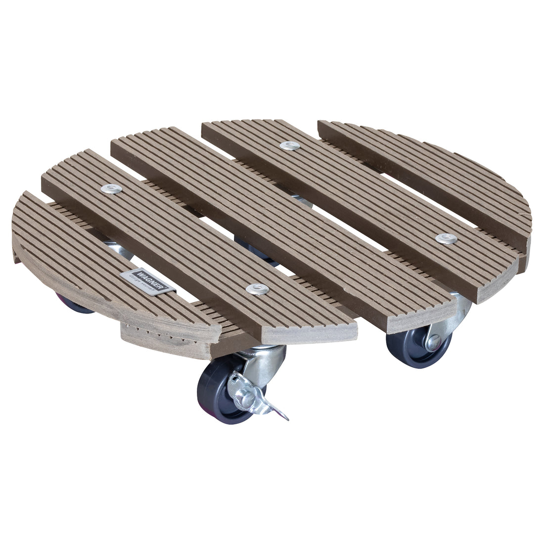 Wagner Waterproof Plant Caddy - 11.4&quot; Taupe Round