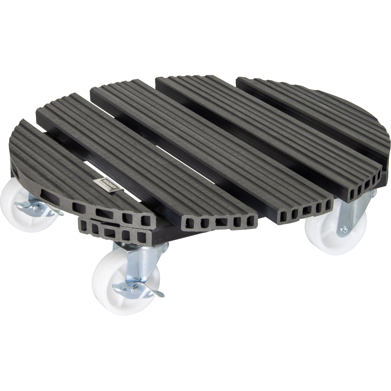 Wagner Waterproof Plant Caddy - 15.1&quot; Gray Round