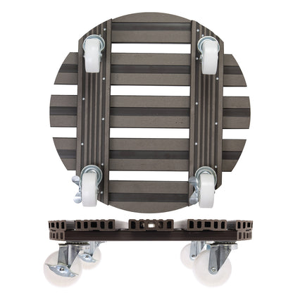 Wagner Waterproof Plant Caddy - 15.1&quot; Taupe Round
