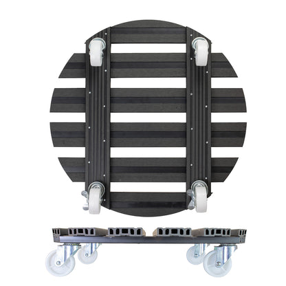 Wagner Waterproof Plant Caddy - 20" Gray Round