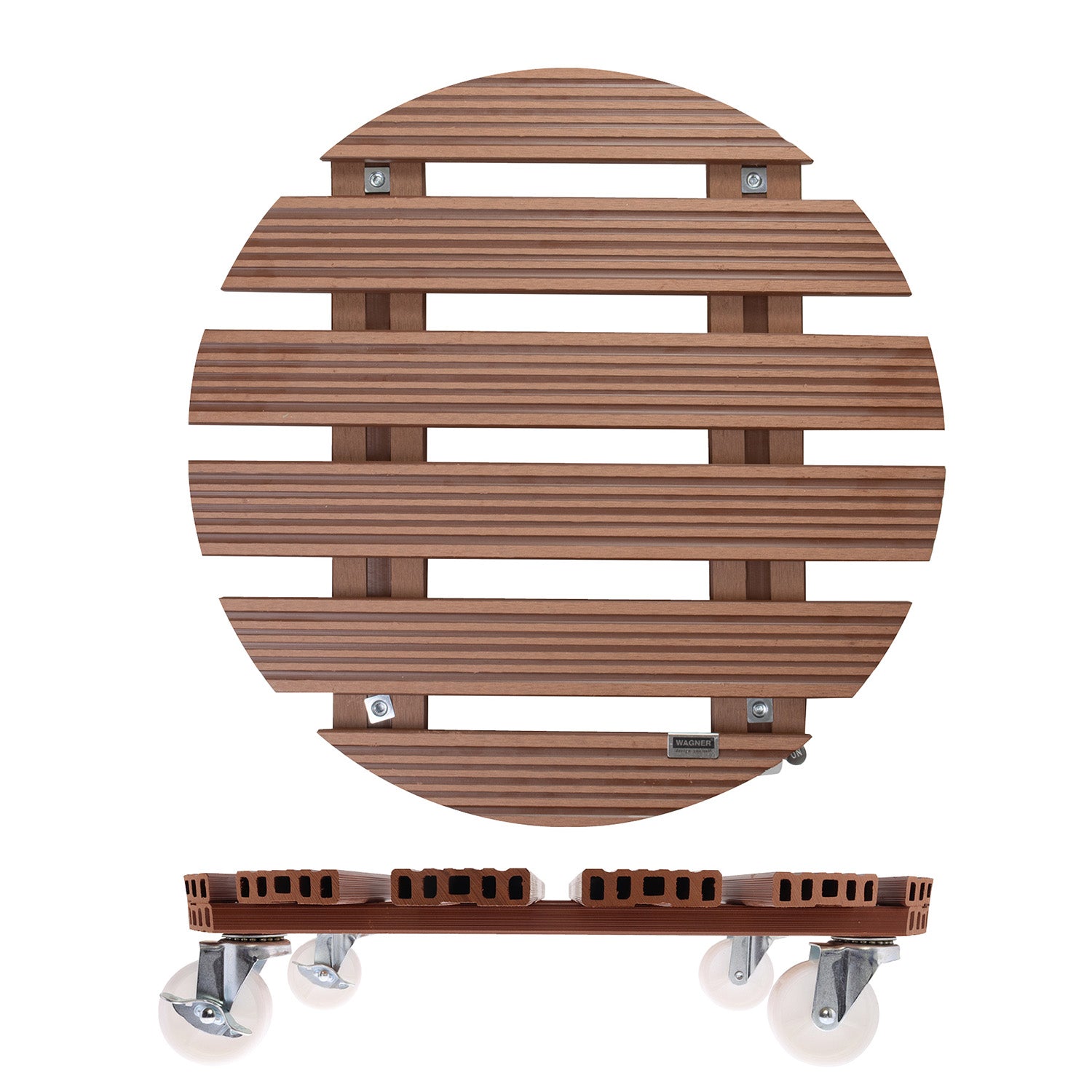 Wagner Waterproof Plant Caddy - 20" Terra Cotta Round