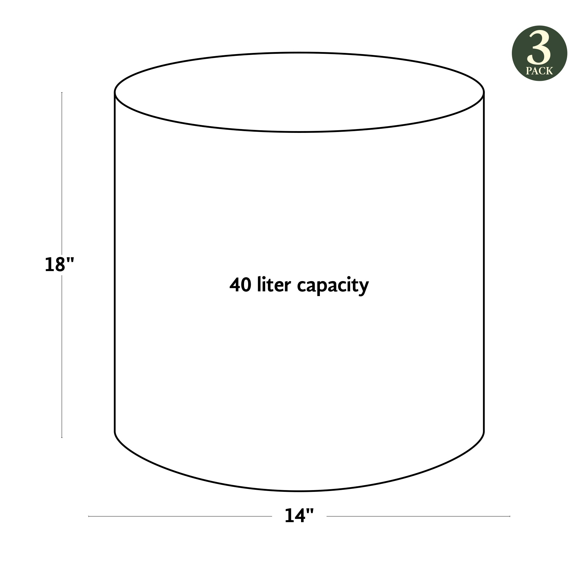 Potato/Tomato Patio Planter (3 pack)