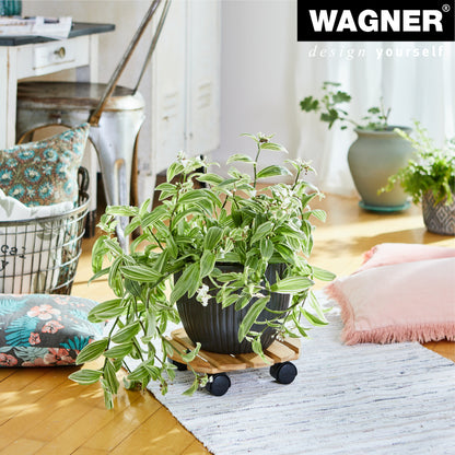 Bamboo Plant Caddy  - 11.4" Round