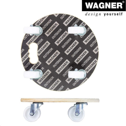 MaxiGrip Plant Caddy - 15" Black Round