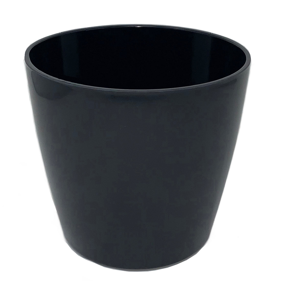 Self-Watering Bamboo Pot - 10&quot; Black Round