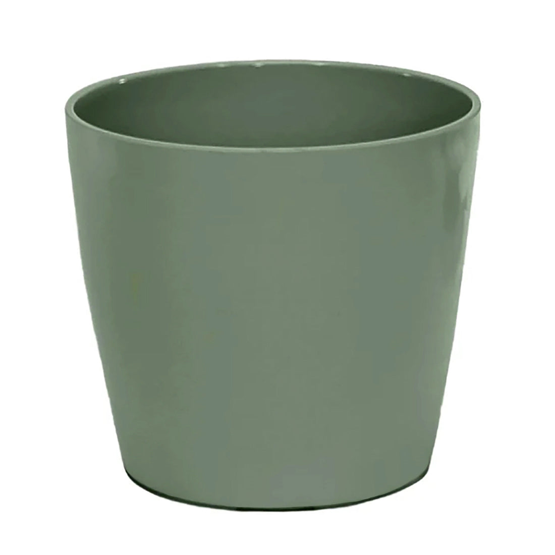 Self-Watering Bamboo Pot - 10&quot; Sage Round