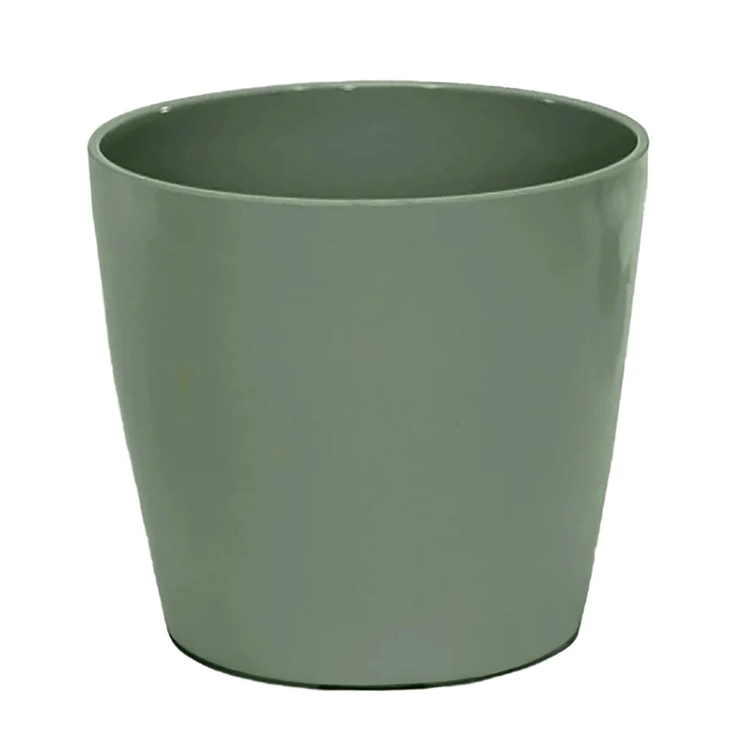 Self-Watering Bamboo Pot - 10&quot; Sage Round