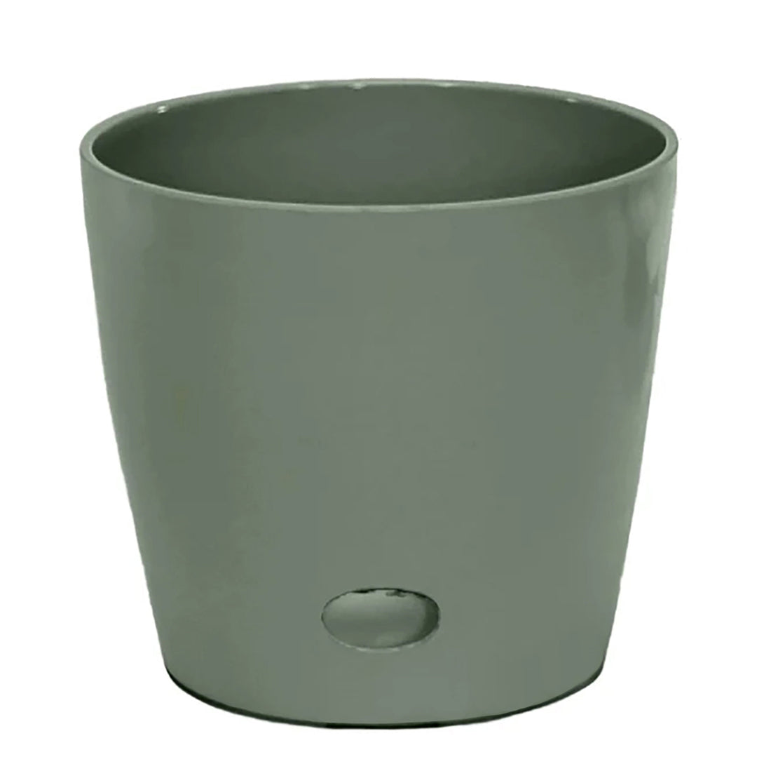Self-Watering Bamboo Pot - 10&quot; Sage Round