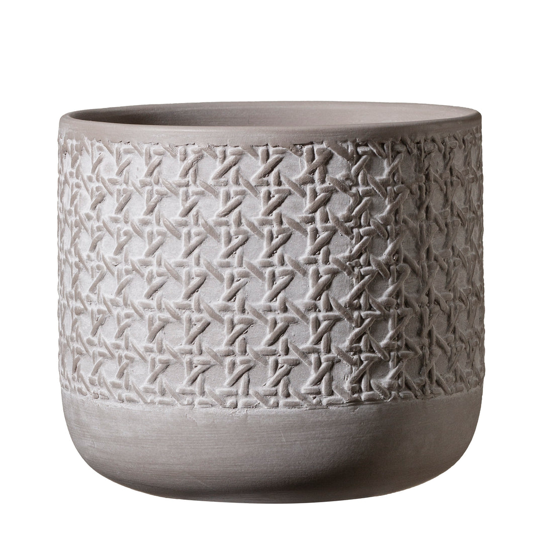 Vienna Ceramic Pot - 5.1" Silk Gray