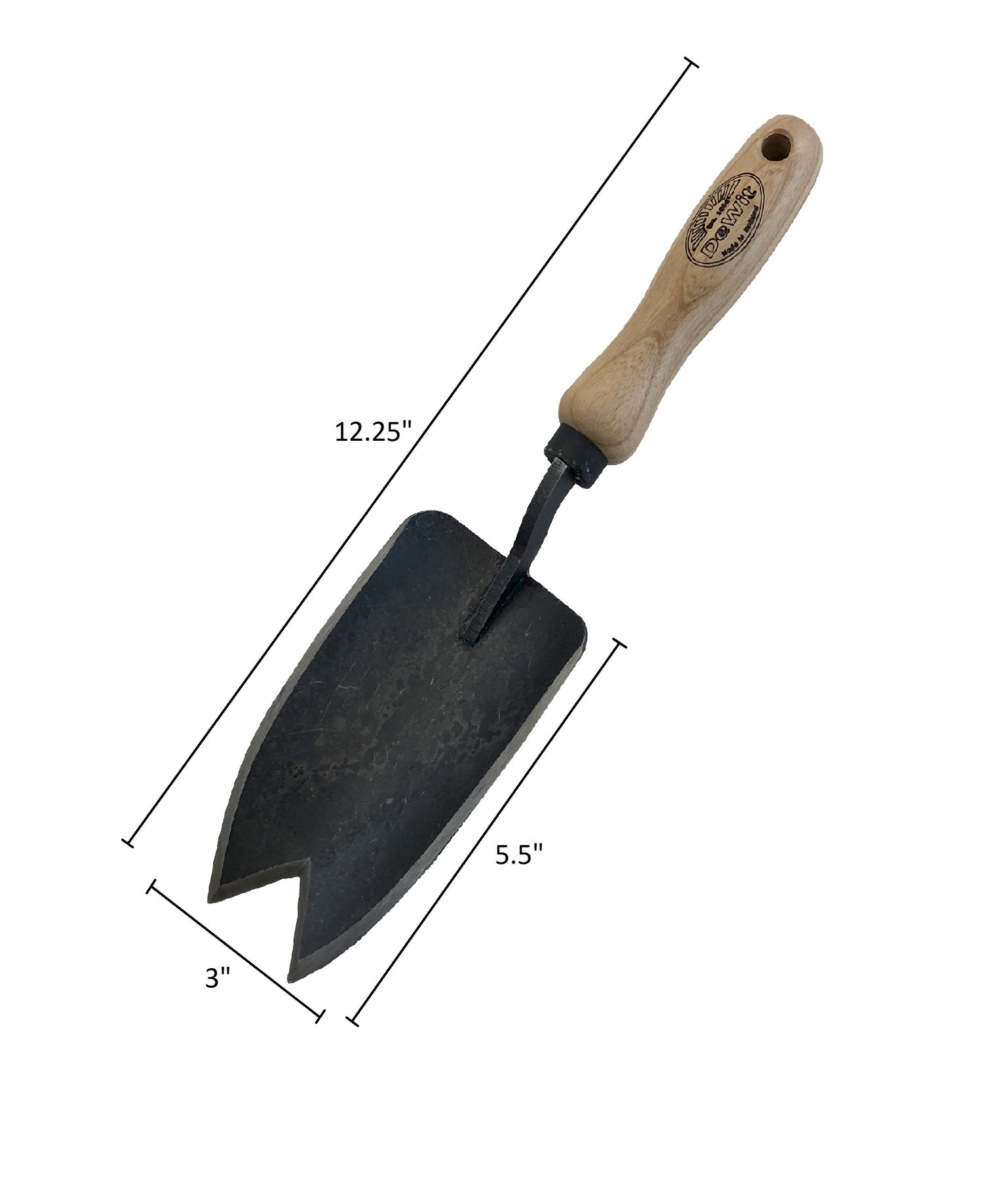 DeWit Trowel - 2 Point Cutting Edge Large