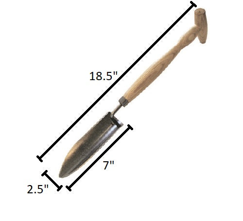 DeWit Trowel - Transplant with P-Grip Handle